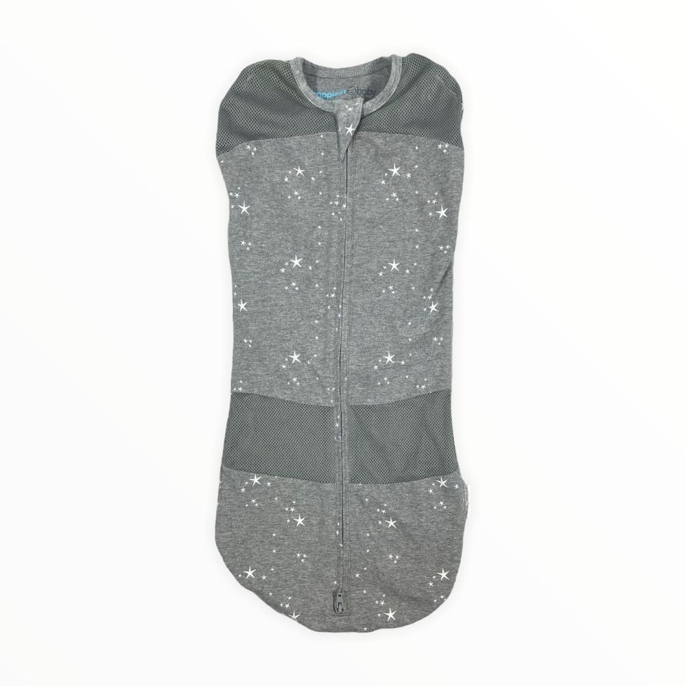 SNOO Sleepea Swaddle Size medium gray stars Like new